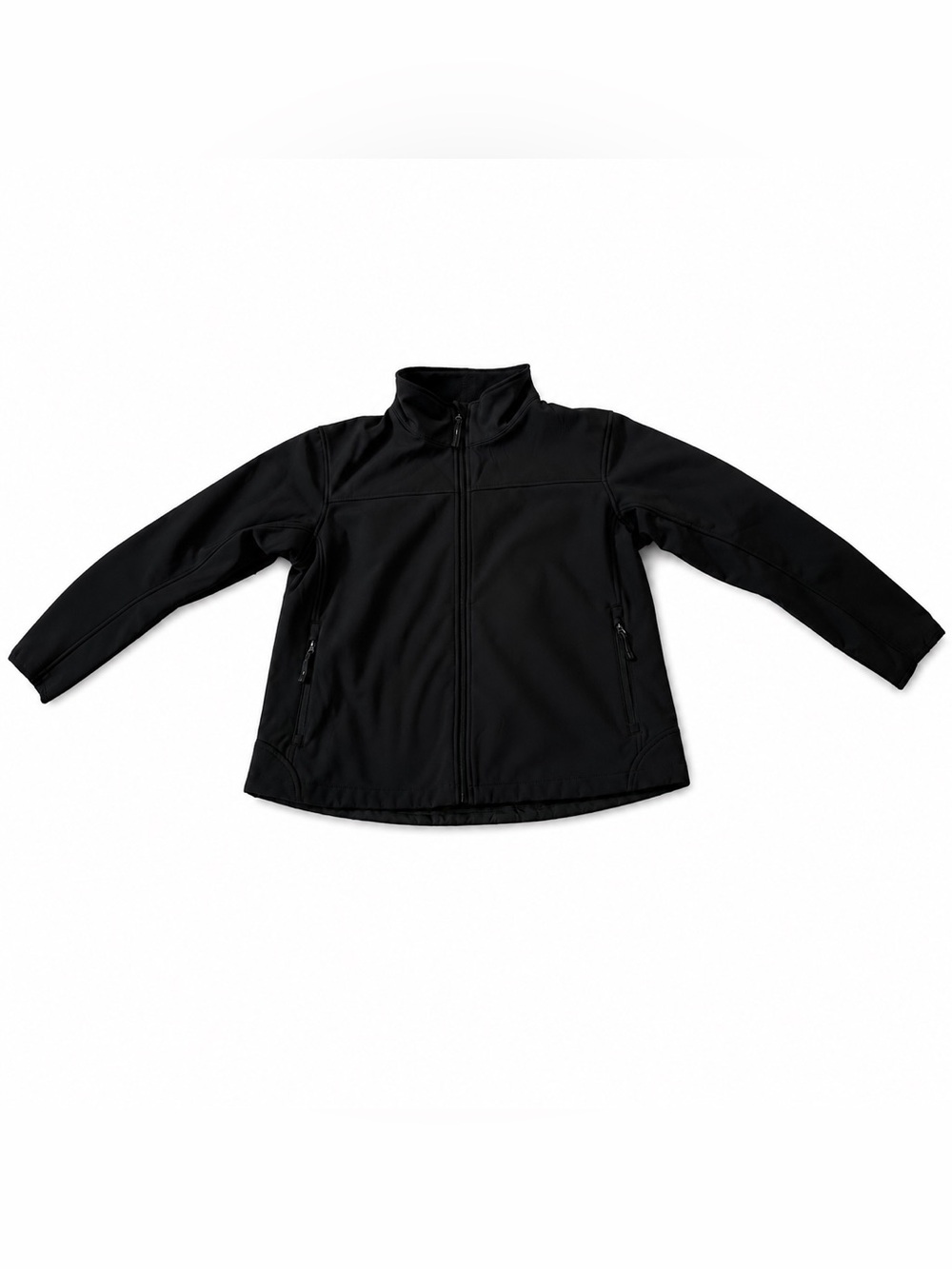 Weatherproof Women’s XXL Black Softshell Jacket Full Zip Fleece Lined Stretch